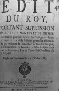 Révocation Edit de Nantes